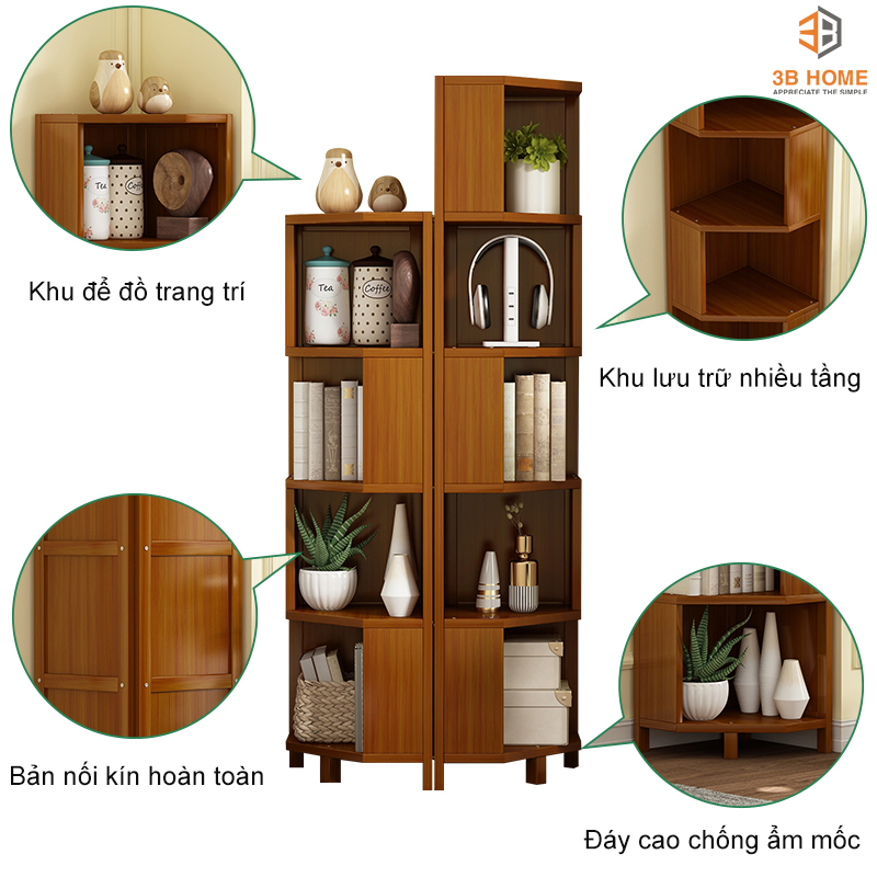 Kệ góc tường thông minh K05