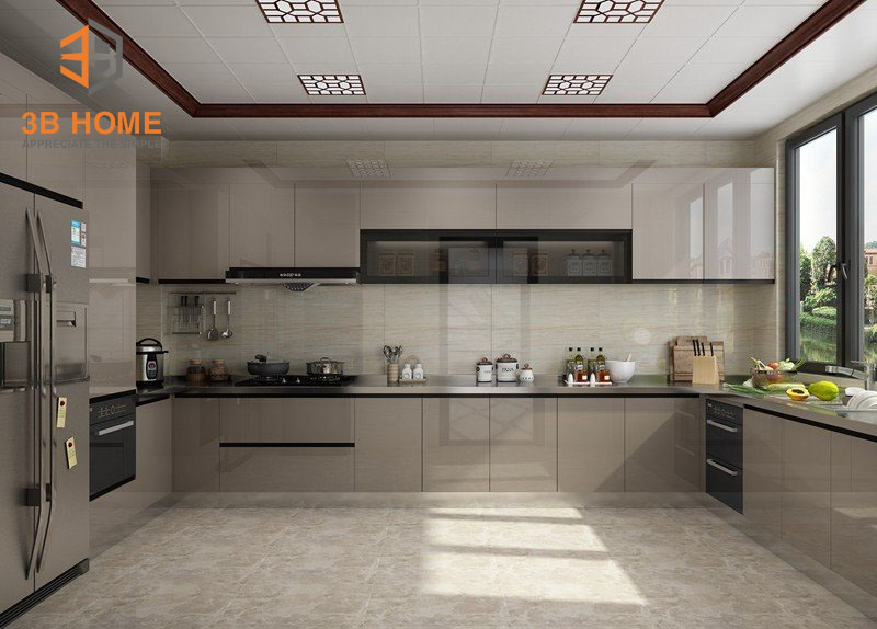 Tủ bếp melamine TB 13
