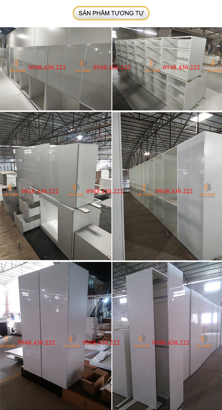 Tủ bếp melamine TB 12